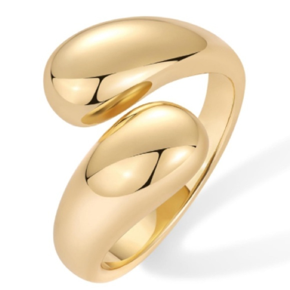 Gold Ring for Women 14K Gold Plated Women’s Ring for Girls Jewelry Gift Size 6